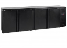 TEFCOLD CBC 410  Minibar, plné křídlové dveře, černá 